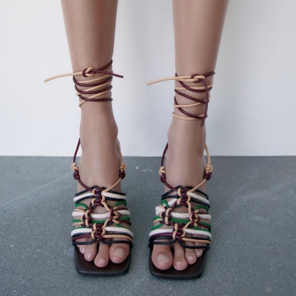 Cute Heel Sandals Créate for Zara Woman || Size 36 || - Picture 13 of 13